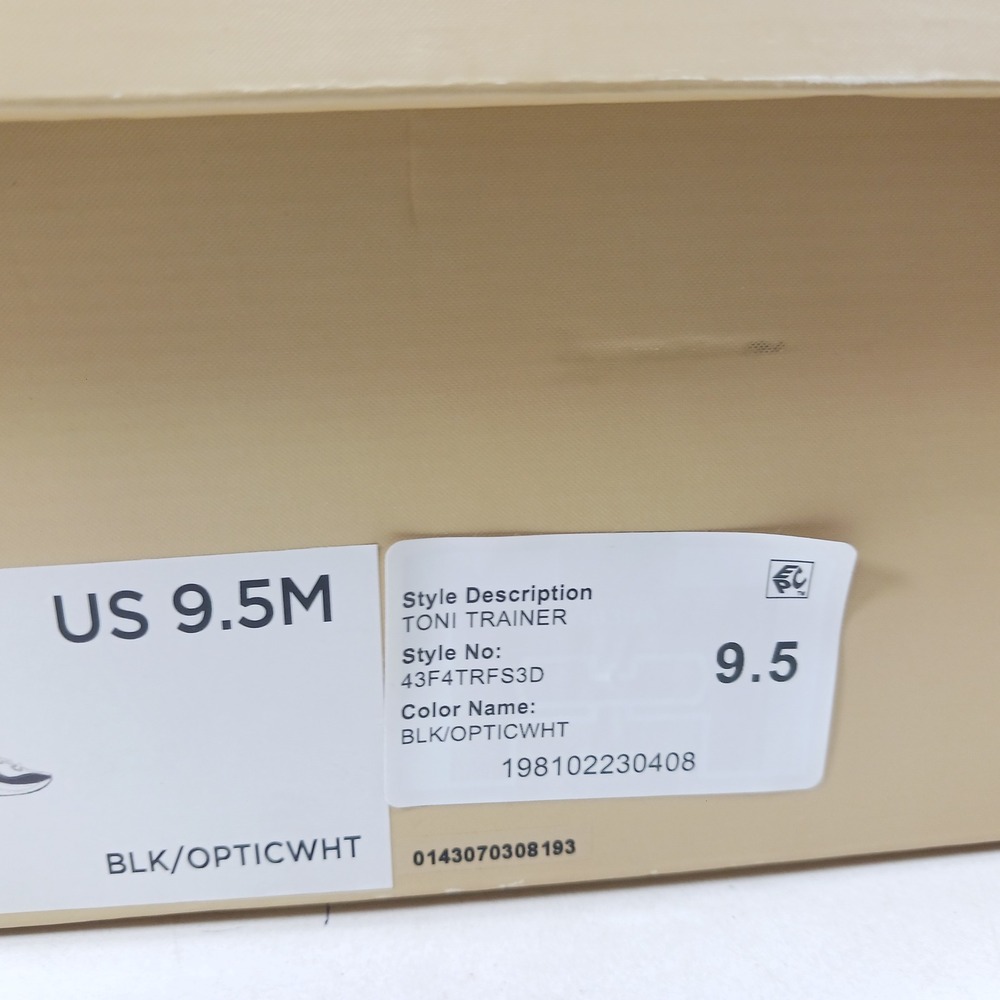 Michael Kors Toni Trainer Circular Air Mesh XL Black White Sneakers 9.5M - Picture 16 of 16